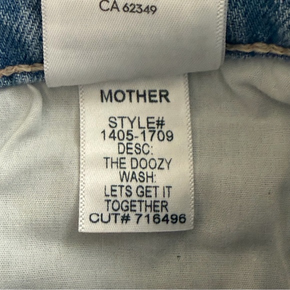 NWT MOTHER The Doozy High-Rise Flare Jeans Women's 29 Blue Let's Get It Together - Picture 12 of 16